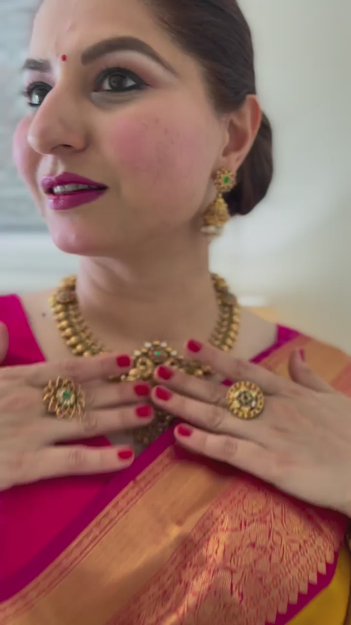 Trending Soft Lichi Silk Jacquard Work Sarees