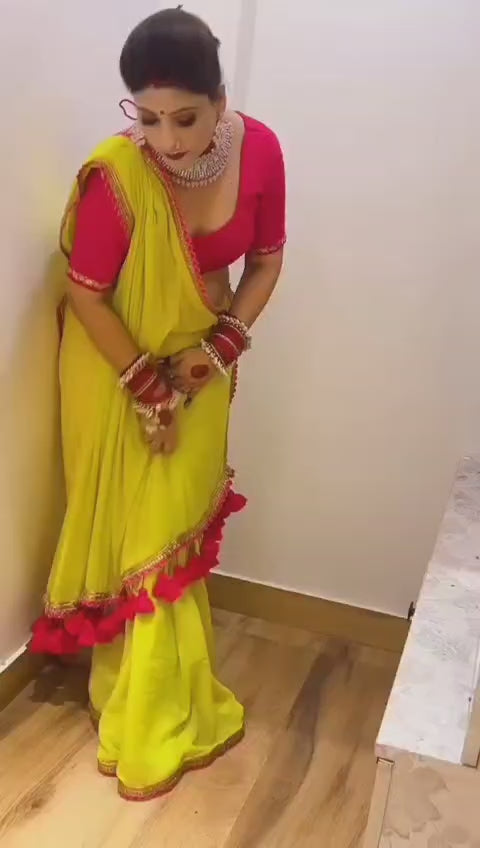 Designer Soft Georgette Fancy Lace With Heavy Latkan Sarees